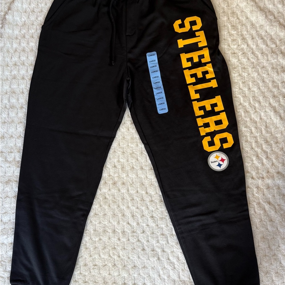 Steelers lounge pants size large NWT